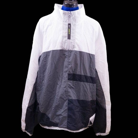 Nike Other - NWOT Nike Flight Series Quarter Zip White and Black Windbreaker XL Loose Fit